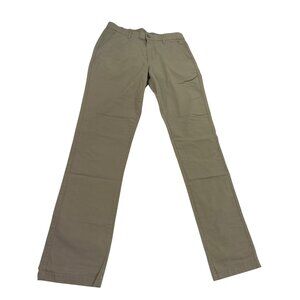 English Laundry Mens Khaki Straight-Leg Pants 32x34 Cotton Blend 89b